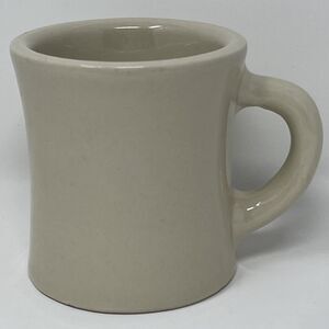 Vintage Victor Coffee Mug 1950s MCM Diner Style Mug Off White Rare